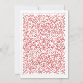 3 of Hearts Throuple Wedding Invitation Einladung (Rückseite)