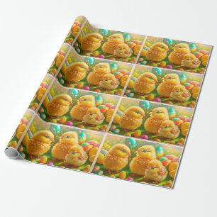 3 Osterhuhn-Sammlung Geschenkpapier