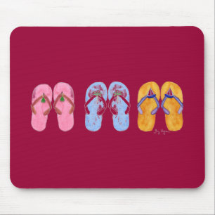 3 Paare Flipflops Mousepad