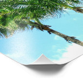 3 Palmen Fotodruck (Ecke)