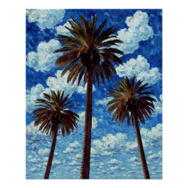 3 Palmen Poster