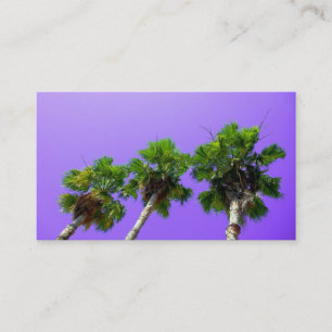 ~3 Palms~ GESCHÄFTSKARTENVORLAGE, ZURÜCK Visitenkarte