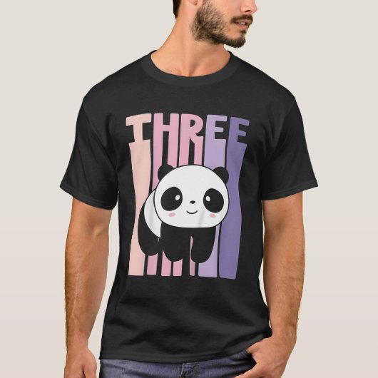 3 Panda 3Rd B-Tag T-Shirt (Vorderseite)