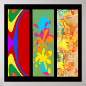 3 Panel-Farbe Poster (Vorne)