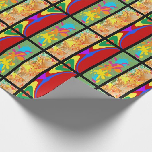 3 Panele Geschenkpapier (Ecke)