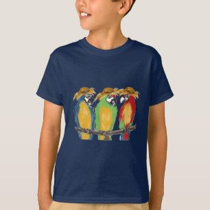 3 Papageien T-Shirt