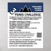 3 Peaks Challenge, Advert der Bergsteigerfirma Poster (Vorne)