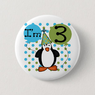 3. Penguin Geburtstagsgeschenke und Geschenke Button