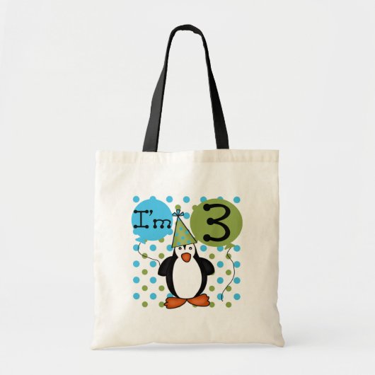 3. Penguin Geburtstagsgeschenke und Geschenke Tragetasche (Vorne)