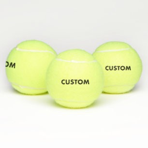 3 Personalisierte benutzerdefinierte Tennisbälle L