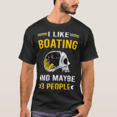 3 Personen Boote T-Shirt (Vorderseite)