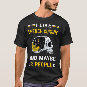 3 Personen Frankreich Küche Küche T-Shirt