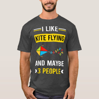 3 Personen Kitesurfen T-Shirt