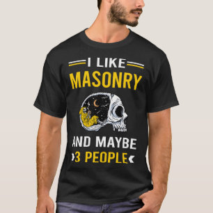 3 Personen Mauerwerk T-Shirt