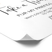 3 Pet Wedding Party Gefallen Moderne Hochzeithunde Poster (Ecke)