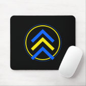 3 Pfeil-Logo-Down-Syndrom Mousepad (Mit Mouse)