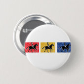 3-Pferde Button (Vorne & Hinten)