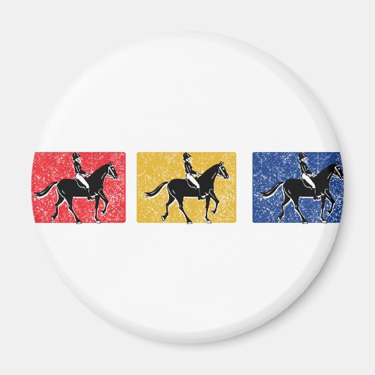 3-Pferde Magnet (Vorne)