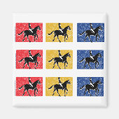 3-Pferde Magnet (Vorne)