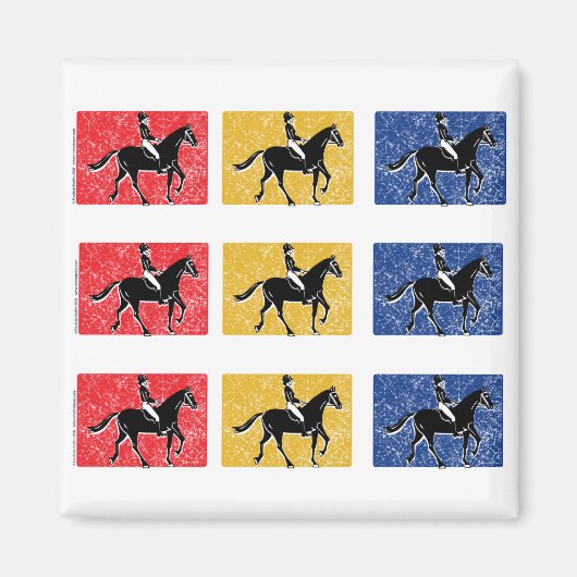 3-Pferde Magnet (Vorne)