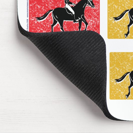 3-Pferde Mousepad (Ecke)