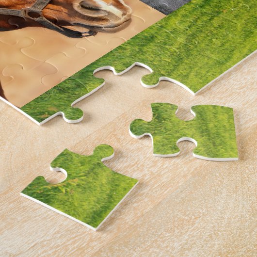 3 Pferde, Tan, Braun, Kunst, Alter 6, 110 Stücke Puzzle (Seite)