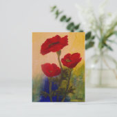 3 Pflaumen Postkarte (Stehend Vorderseite)