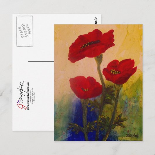 3 Pflaumen Postkarte (Vorne/Hinten)