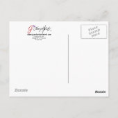 3 Pflaumen Postkarte (Rückseite)