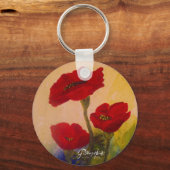 3 Pflaumen Schlüsselanhänger (Vorderseite)