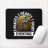 3 Phasen 2 Herz 1 Sportereignis - Pferdezucht Mousepad (Mit Mouse)
