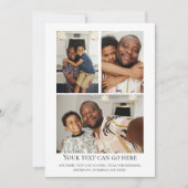 3 Photo and spotty dot back template Karte (Vorderseite)