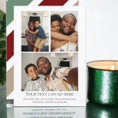 3 Photo and stripped back template Karte