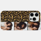 3 Photo Brown And Gold Leopard Print Case-Mate iPhone Hülle (Rückseite (Horizontal))