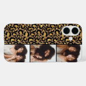 3 Photo Brown And Gold Leopard Print Case-Mate iPhone Hülle (Rückseite (Horizontal))