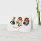 3 Photo Collage Card – Love You So Much Dankeskarte (Vorderseite)