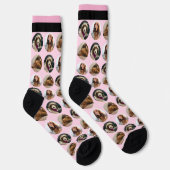 3 Photo Dachshund Crew Socks Socken (Rechts)