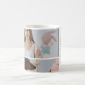 3 Photo Mommy to be Christmas Pregnancy  Kaffeetasse (Mittel)