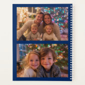 3 Photo Navy and White 2026 Calendar Planer (Rückseite)