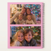 3 Photo Pink and Black 2026 Calendar Planer (Rückseite)