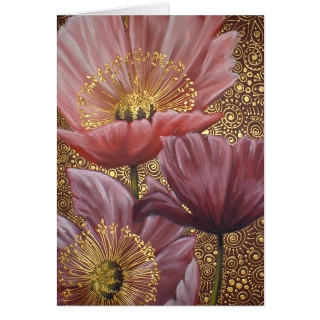 3 PINK POPPIES (Vorne)