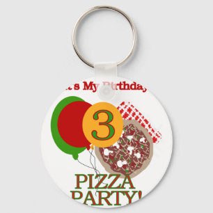 3. Pizza Party Geburtstagsgeschenke und Geschenke Schlüsselanhänger