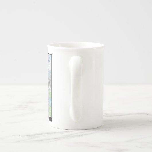 3. Pl. Eisteddfod-Tasse Porzellantasse (Rückseite)