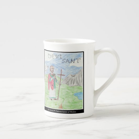 3. Pl. Eisteddfod-Tasse Porzellantasse (Rechts)