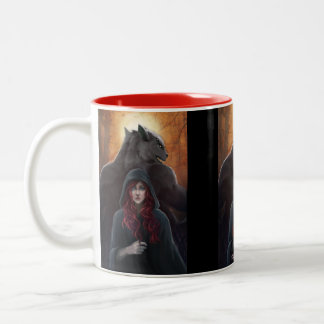 3 Platten-rote Herausforderung, zum in Liebe zu Zweifarbige Tasse