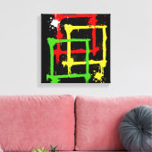 3 Platz Leinwanddruck (Insitu (Wohnzimmer))