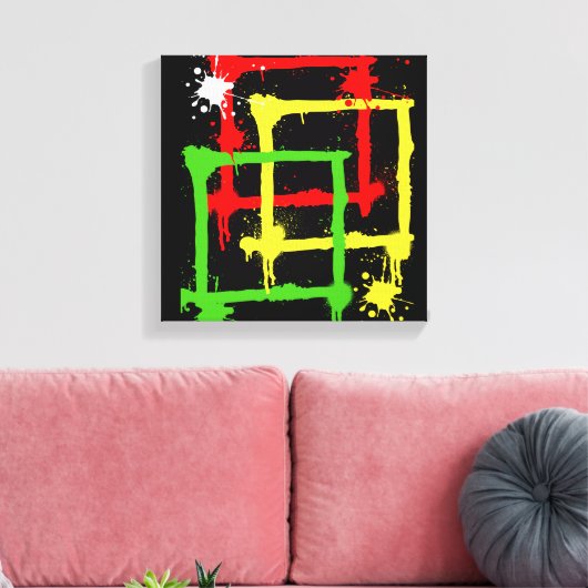 3 Platz Leinwanddruck (Insitu (Wohnzimmer))