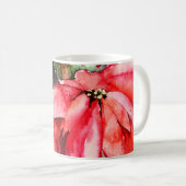 3 Poinsettia-WeihnachtsTasse Kaffeetasse (VorderseiteRechts)