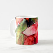 3 Poinsettia-WeihnachtsTasse Kaffeetasse (Vorderseite Links)