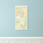 3 Polare Landungen Leinwanddruck (Insitu (Holzboden))